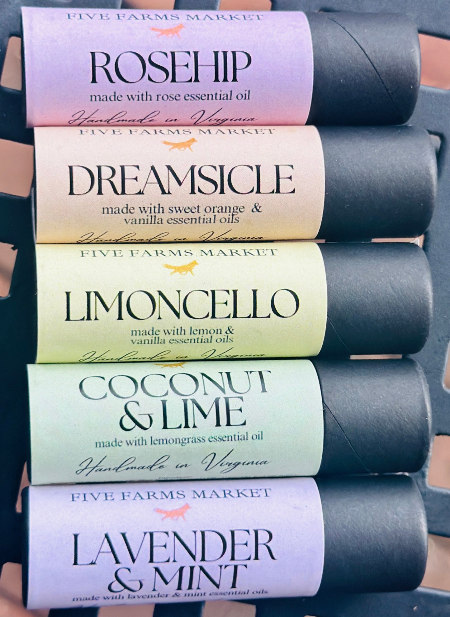 Beeswax & Butter Blend (Shea/Cupuacu/Kokum) Lip Balm with Essential Oils