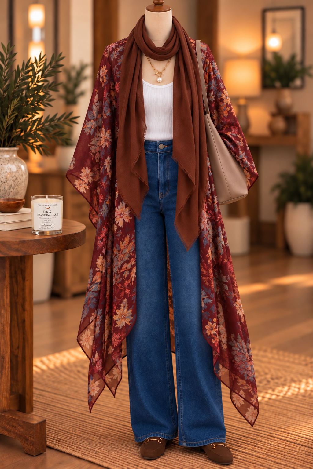 Soft Crinkle Gauze Scarf