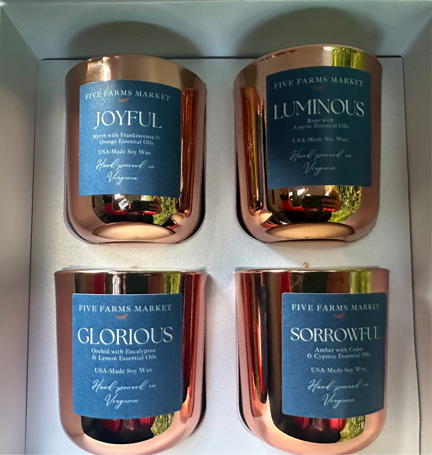 The Rosary Mysteries Candle Set