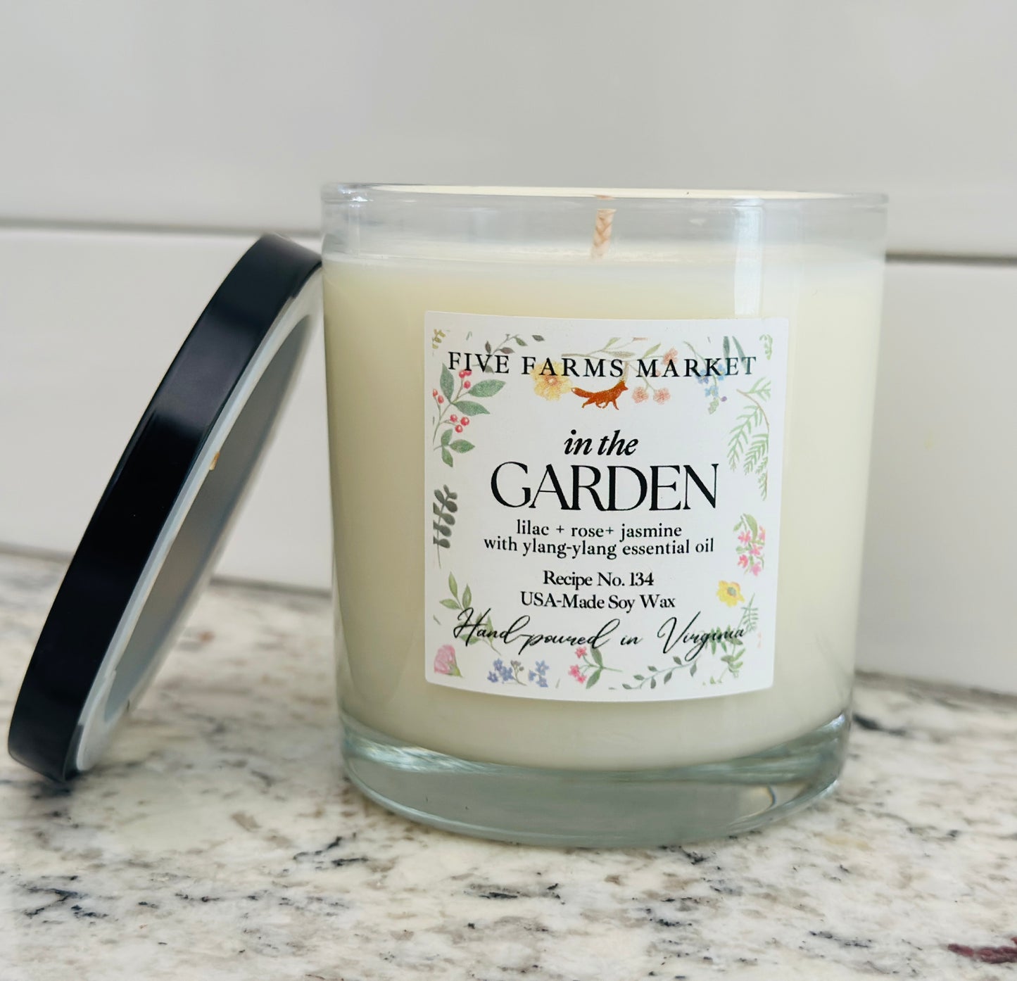 in the GARDEN Soy Candle