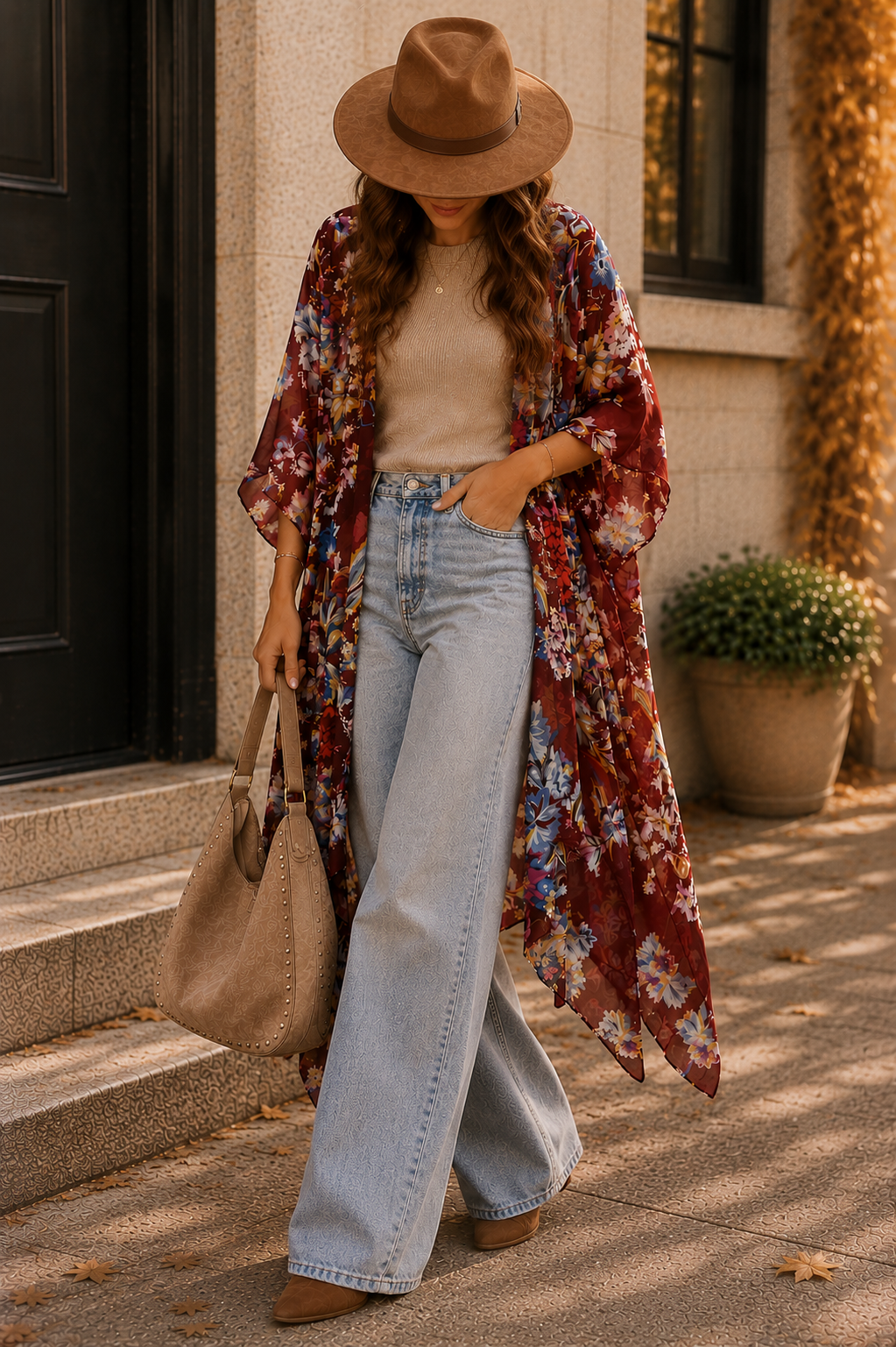 Floral Kimono