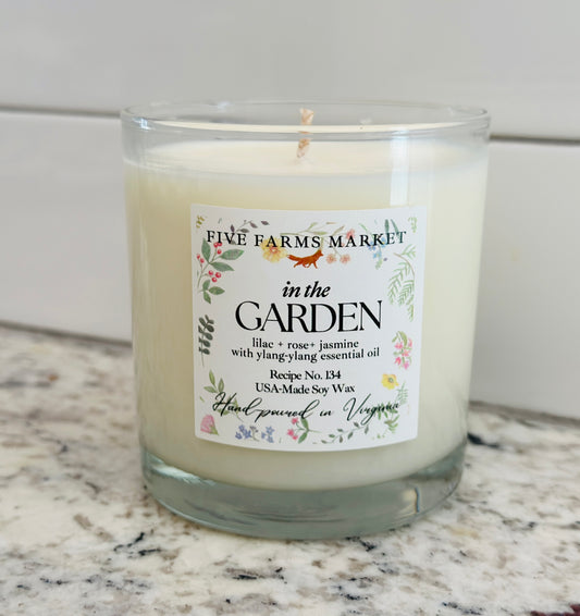 in the GARDEN Soy Candle
