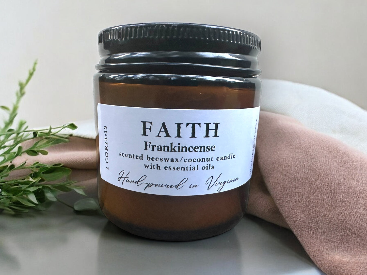 Faith Hope Love Candle Set