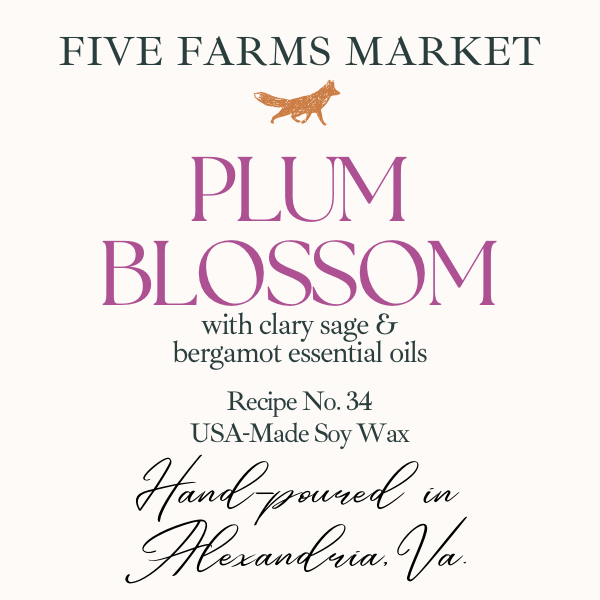 Plum Blossom Soy Candle