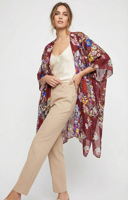 Floral Kimono